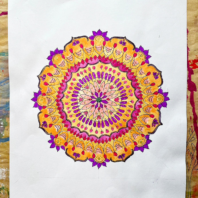 Art Therapy: Drawing Mandalas