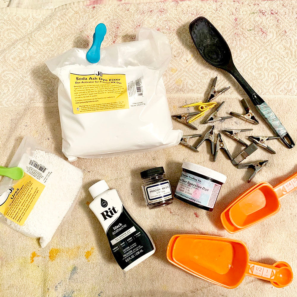 Part 2:  Shibori Dyeing Materials and Supplies