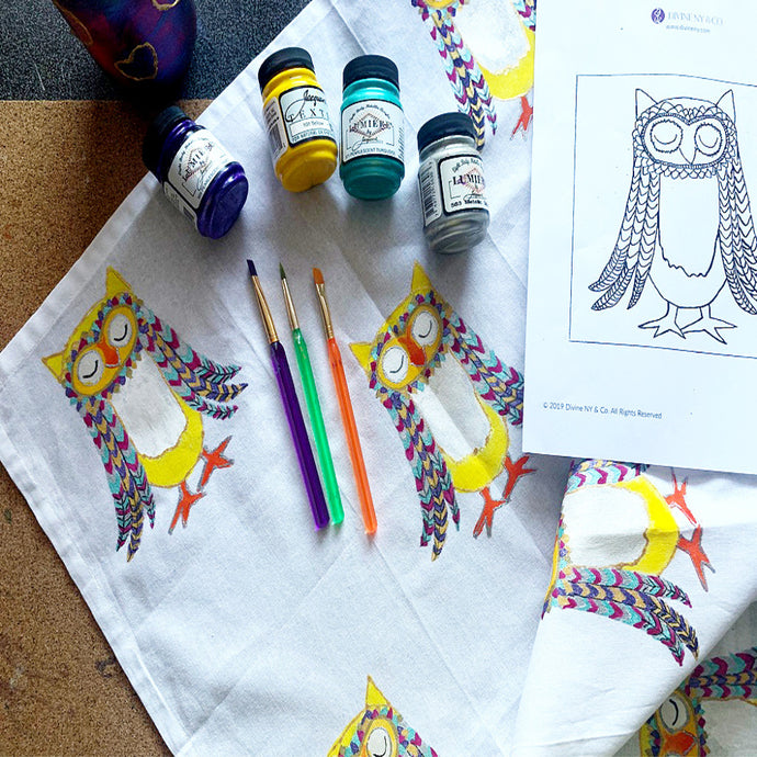 New Class on Skillshare: Fabric Painting On a Tea Towel