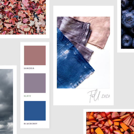 Hand Dyeing Fabrics in New Colors for Fall