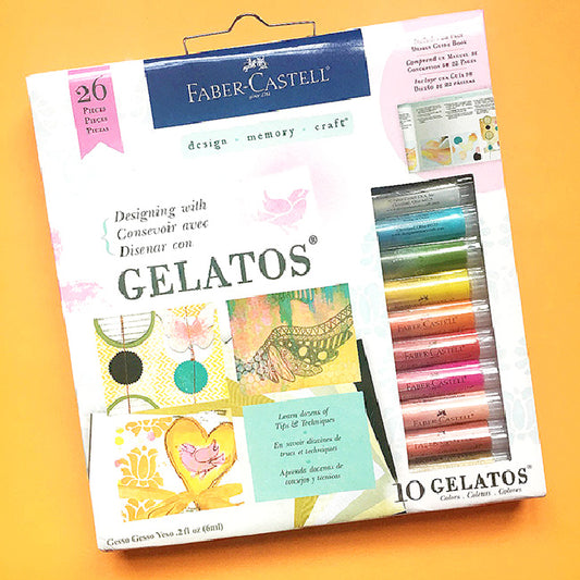 Experimenting with Watercolor Gelatos