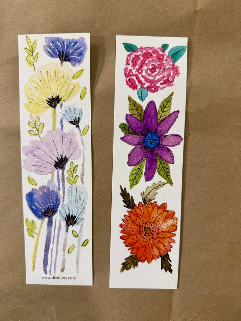 The Botanical Bookmark Collection | Hand-Painted Watercolor Art Print Bookmarks