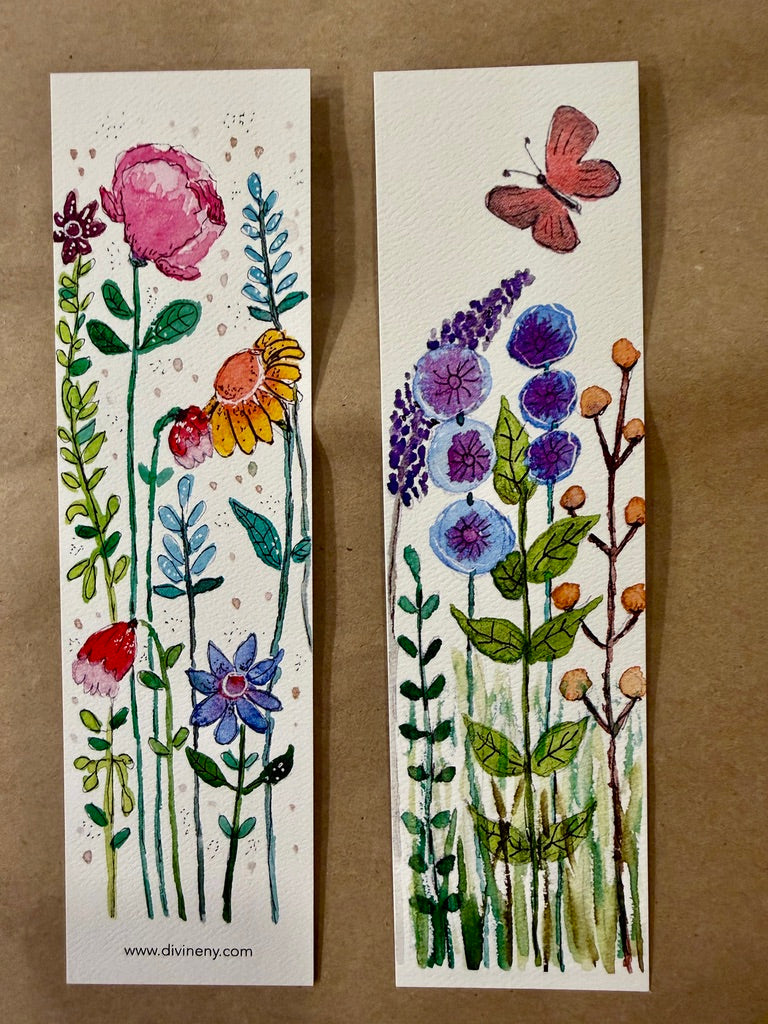 The Botanical Bookmark Collection | Hand-Painted Watercolor Art Print Bookmarks