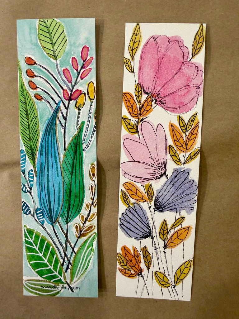 The Botanical Bookmark Collection | Hand-Painted Watercolor Art Print Bookmarks