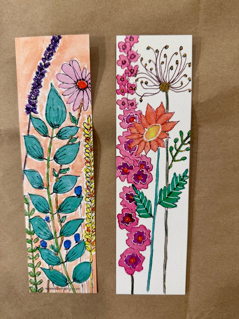 The Botanical Bookmark Collection | Hand-Painted Watercolor Art Print Bookmarks