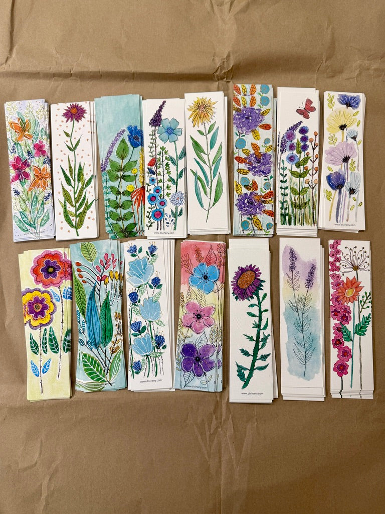 The Botanical Bookmark Collection | Hand-Painted Watercolor Art Print Bookmarks