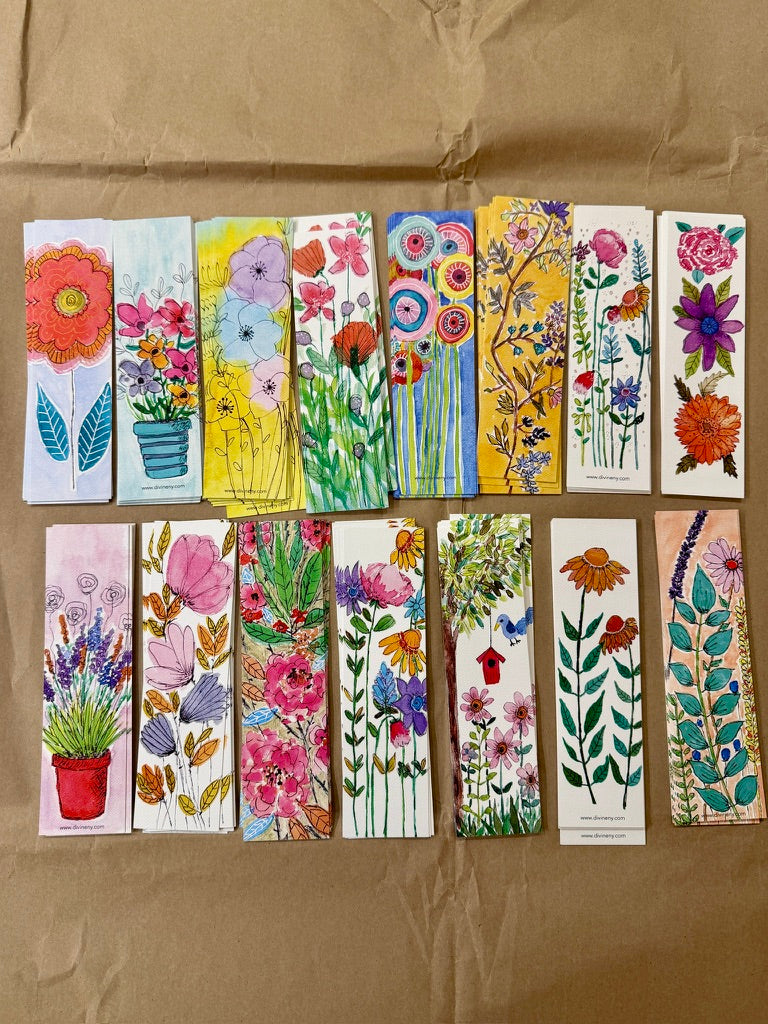 The Botanical Bookmark Collection | Hand-Painted Watercolor Art Print Bookmarks