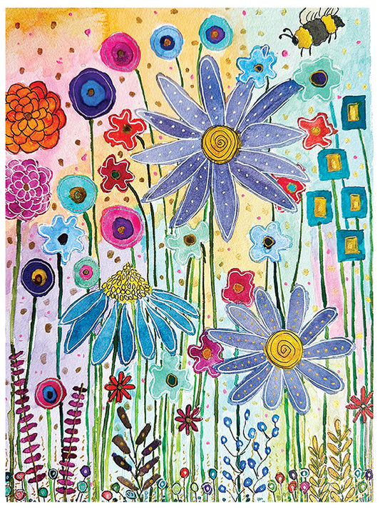 Whimsical Garden No2-Art Print