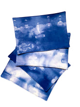 Load image into Gallery viewer, Indigo Blue Hand Dyed Cocktail Napkins, Set of 4