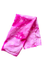 Load image into Gallery viewer, Hand Dyed Flour Sack Tea Towel in Pink